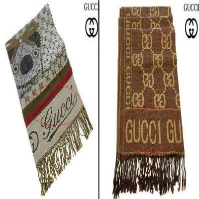 how to spot a fake gucci scarf|gucci monogram scarf.